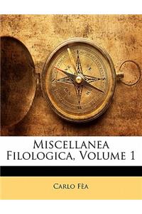 Miscellanea Filologica, Volume 1