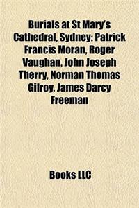 Burials at St Mary's Cathedral, Sydney