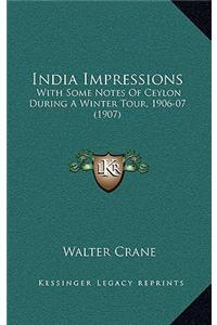 India Impressions