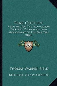 Pear Culture