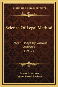 Science Of Legal Method