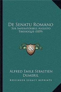 De Senatu Romano