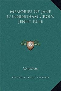 Memories of Jane Cunningham Croly, Jenny June