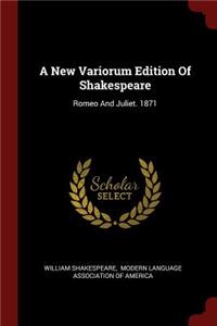 New Variorum Edition Of Shakespeare