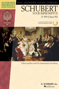 Schubert - Four Impromptus, D. 899 (0p. 90) Book/Online Audio