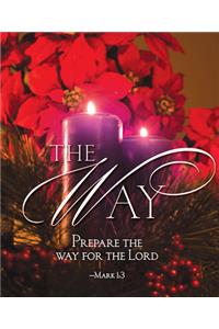 The Way Advent Candle Sunday 2 Bulletin, Large (Pkg of 50)
