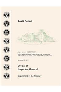 State Small Business Credit Initiative