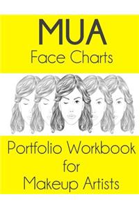 MUA Face Charts Portfolio Workbook for Makeup Artists