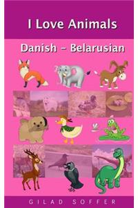 I Love Animals Danish - Belarusian