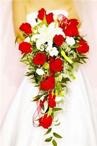 Wedding Journal Red Rose Bridal Bouquet