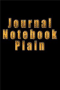 Journal Notebook Plain