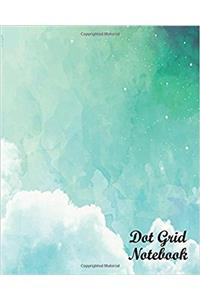 Sky Wallpaper Dot Grid Notebook: Dot Grid Pages