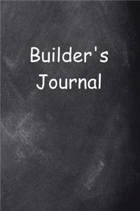 Builder's Journal Chalkboard Design
