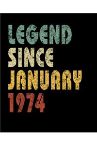 Legend Since January 1974