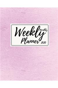 Weekly & Monthly Planner 2020
