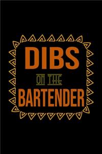 Dibs on the bartender