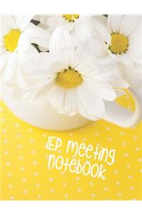 IEP Meeting Notebook