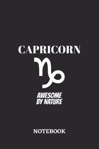 Capricorn Awesome by Nature Notebook