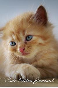 Cute Kitten Journal