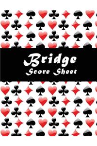 Bridge Score Sheet