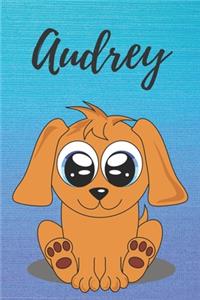 Audrey dog coloring book / notebook / journal / diary