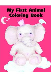 My First Animal Coloring Book