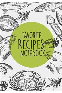 Favorite Recipes Notebook