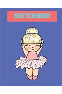 Sketchbook: Sketchbook for Kids, Bella's Style, 8 X 10, 100pages