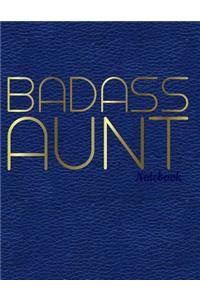 Badass Aunt Notebook