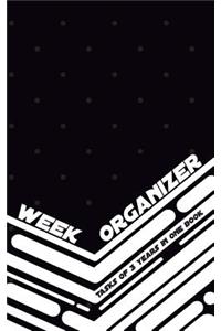 Week Organizer - Tasks of 3 Years in One Book