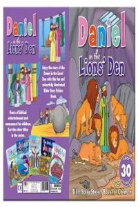 Bible Story Sticker Book for Children: Daniel in the Lions' Den