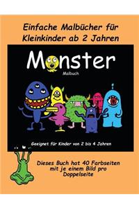 Einfache Malbücher für Kleinkinder ab 2 Jahren