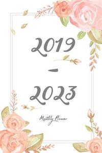 2019-2023 Monthly Planner