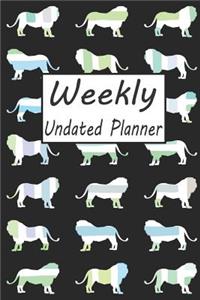 Weekly Undated Planner