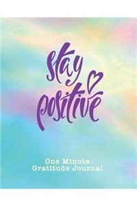 One Minute Gratitude Journal