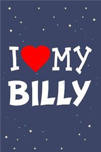 I Love My Billy Dog Breed Journal Notebook