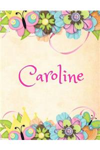 Caroline: Personalized Name Journal Composition Notebook