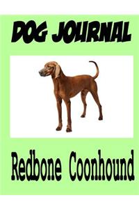 Dog Journal Redbone Coonhound