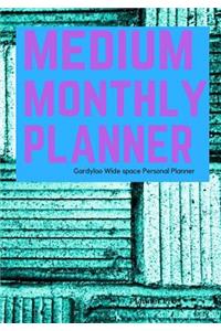 Gardyloo Medium Monthly Planner