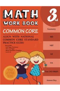 3rd Grade Math Workbook Common Core Math: Math Workbook Grade 3  Common Core Math Workbook Grade 3 (Ccss Standard Practice): Common Core Math Workbook: Volume 4