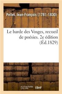 barde des Vosges, recueil de poésies. 2e édition