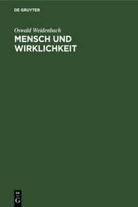 Mensch Und Wirklichkeit