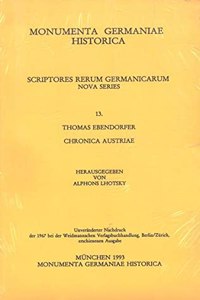Thomas Ebendorfer, Chronica Austriae