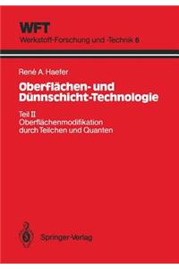 Oberflächen- Und Dünnschicht-Technologie