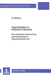 Argumentation in Natuerlicher Sprache