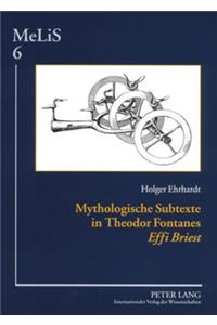 Mythologische Subtexte in Theodor Fontanes «Effi Briest»