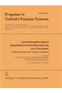 Anwendungsbezogene Physikalische Charakterisierung Von Polymeren