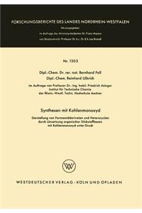 Synthesen mit Kohlenmonoxyd