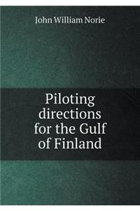 Piloting Directions for the Gulf of Finland
