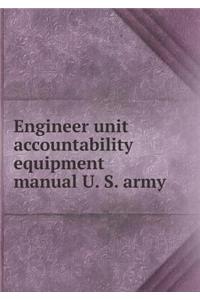 Engineer Unit Accountability Equipment Manual U. S. Army